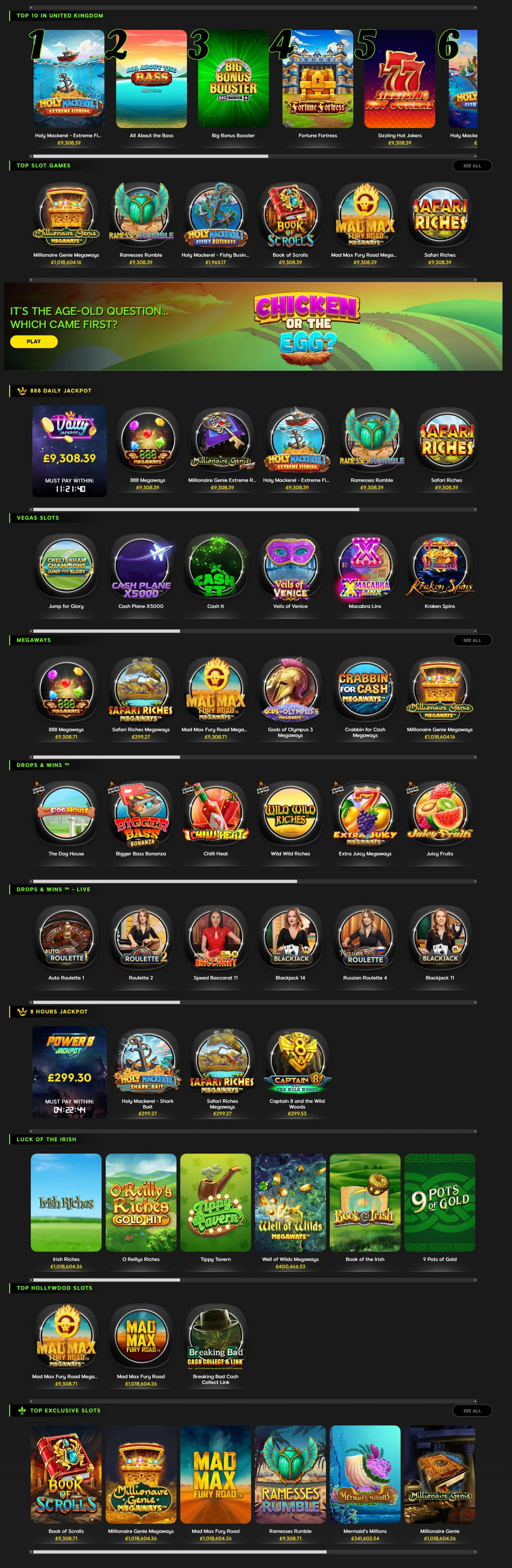 1Win usa Casino games